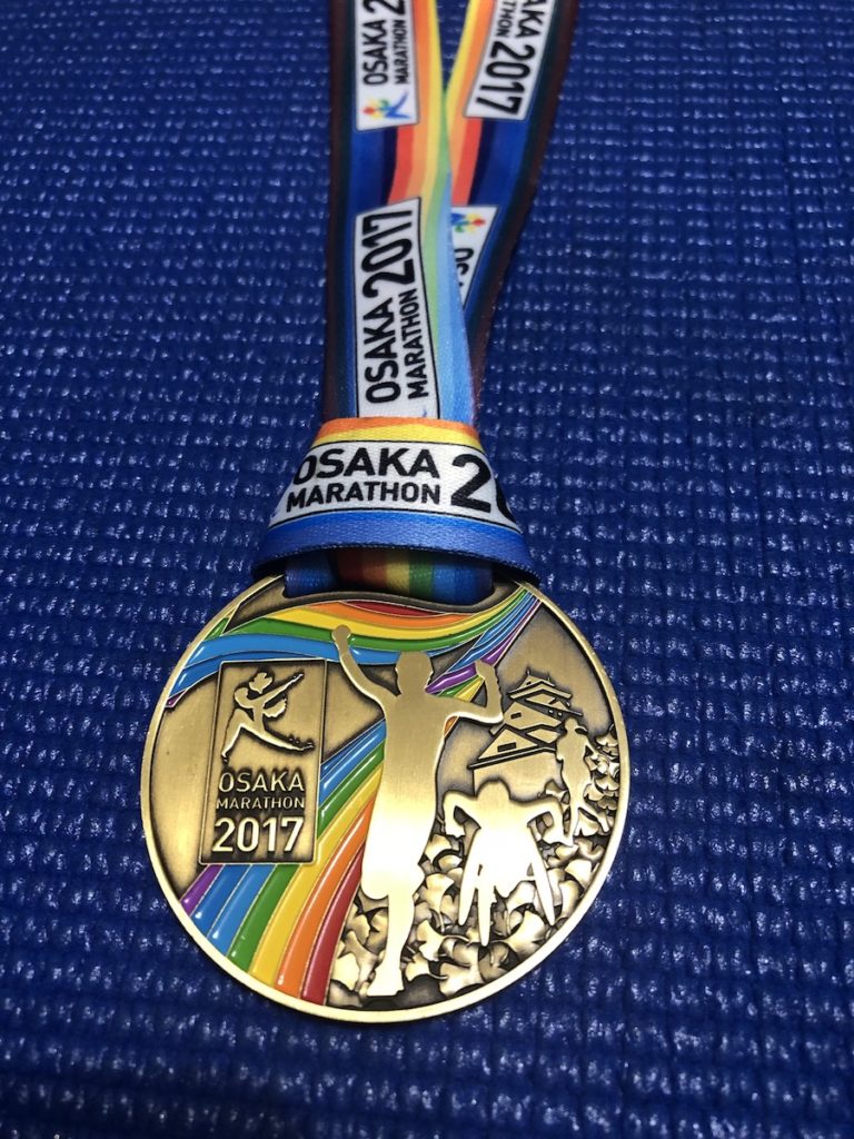大阪マラソン2017のメダル