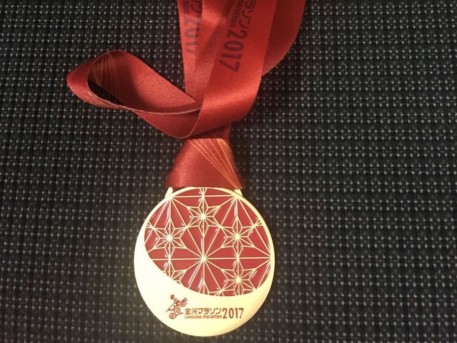 金沢マラソン2017のメダル