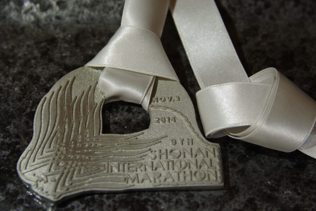 湘南国際マラソン2014ハーフのメダル