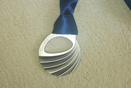 長野マラソン2019のメダル
