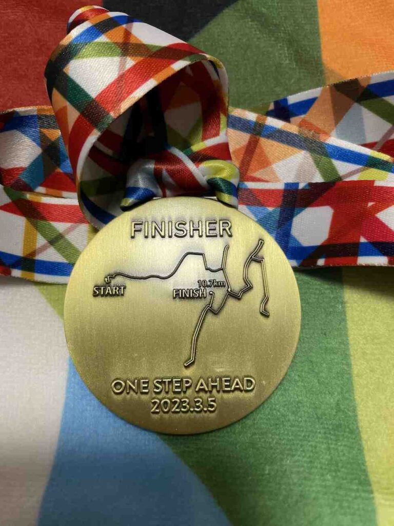 東京マラソン2023の完走メダル