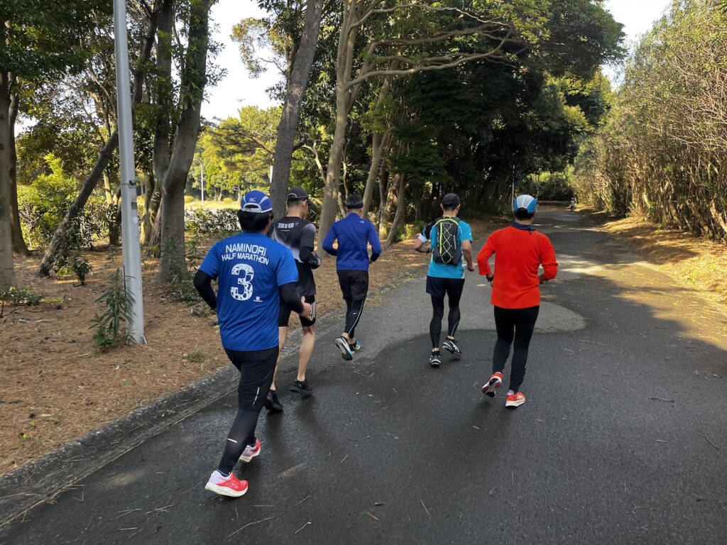 幕張ベイ・ランニングクラブ　稲毛ヨットハーバー〜稲毛海浜公園5~20kmランニング練習会