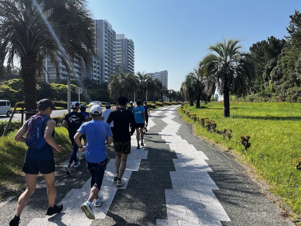 稲毛ヨットハーバー〜稲毛海浜公園20kmランニング練習会