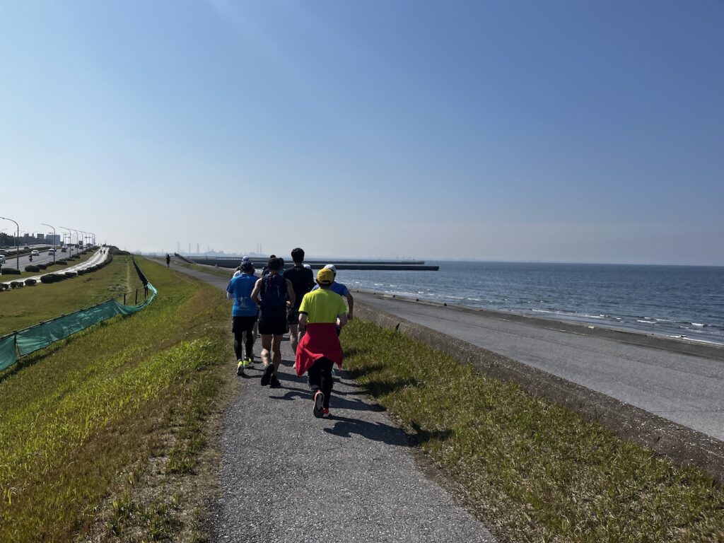 稲毛ヨットハーバー〜稲毛海浜公園20kmランニング練習会