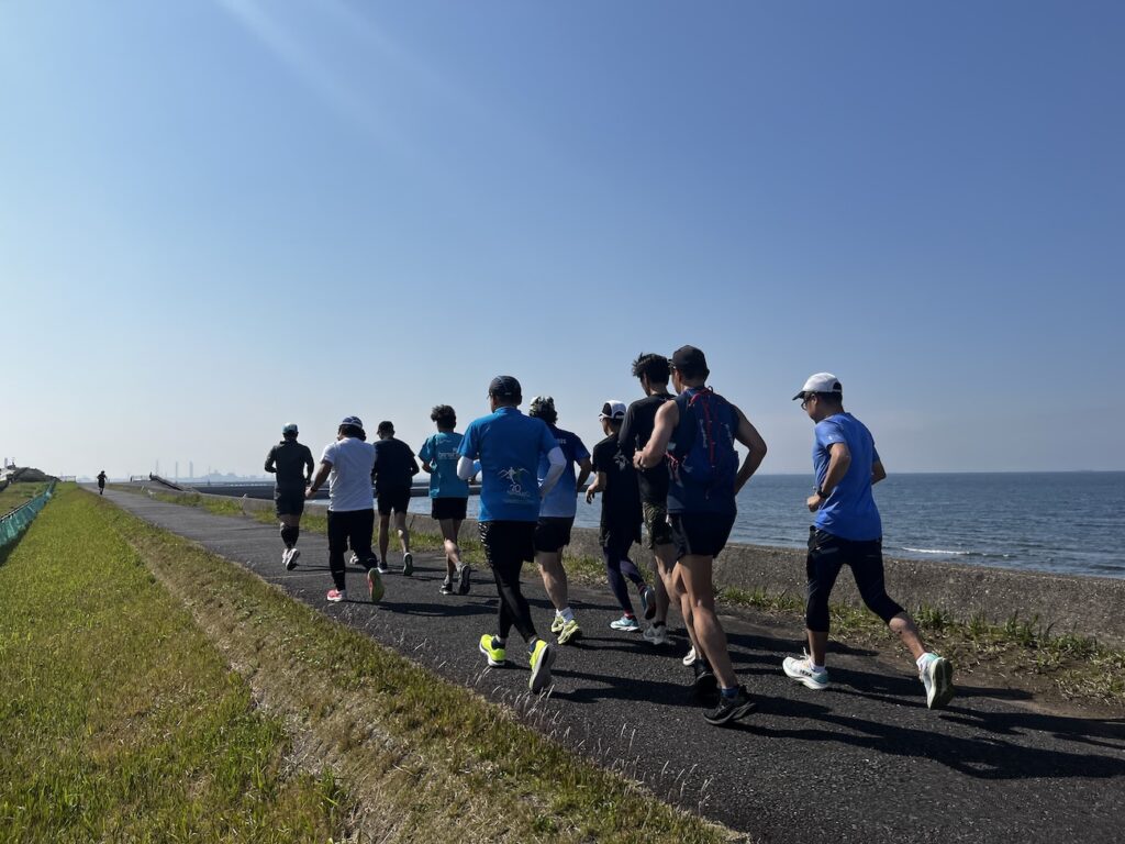 稲毛ヨットハーバー〜稲毛海浜公園20kmランニング練習会