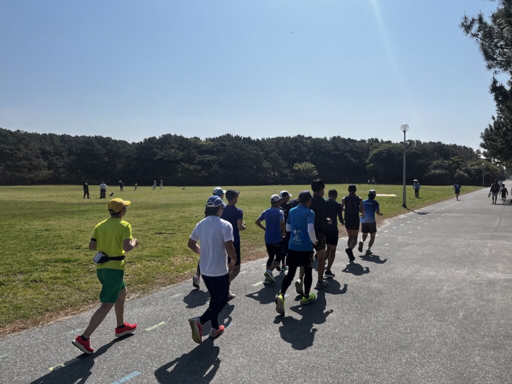 稲毛ヨットハーバー〜稲毛海浜公園20kmランニング練習会