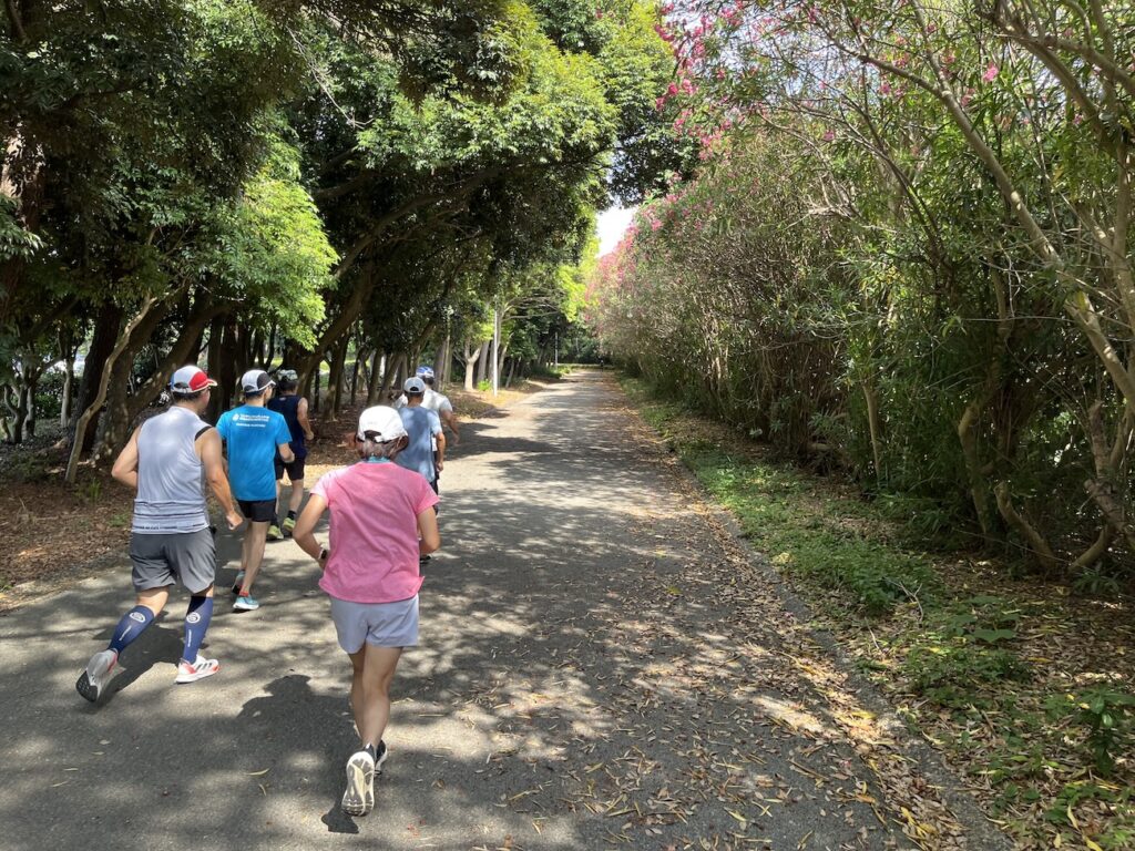 幕張ベイ・ランニングクラブ　稲毛ヨットハーバー〜稲毛海浜公園5~10kmランニング練習会