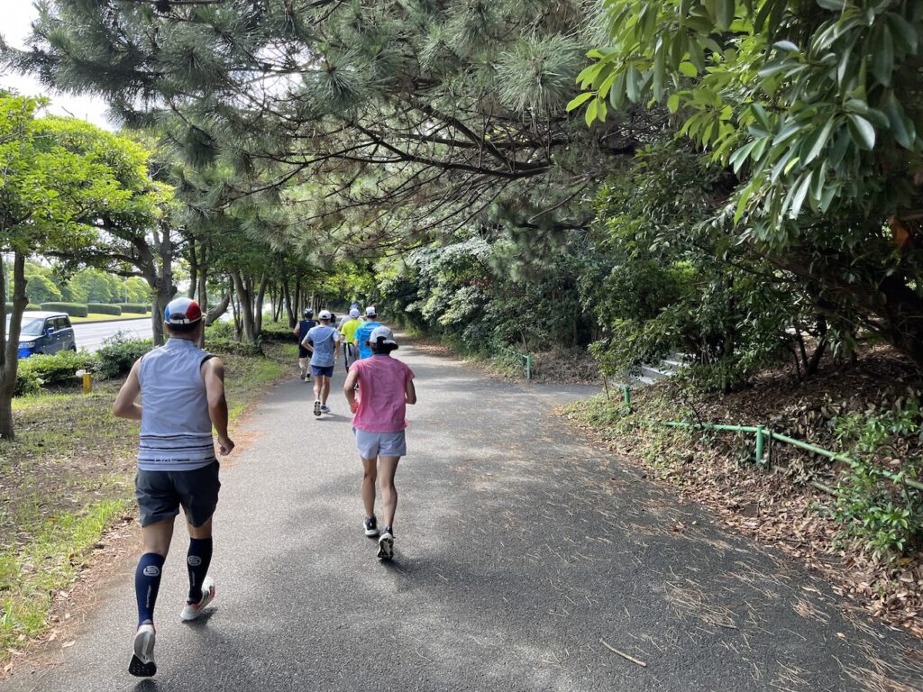 幕張ベイ・ランニングクラブ　稲毛ヨットハーバー〜稲毛海浜公園5~10kmランニング練習会