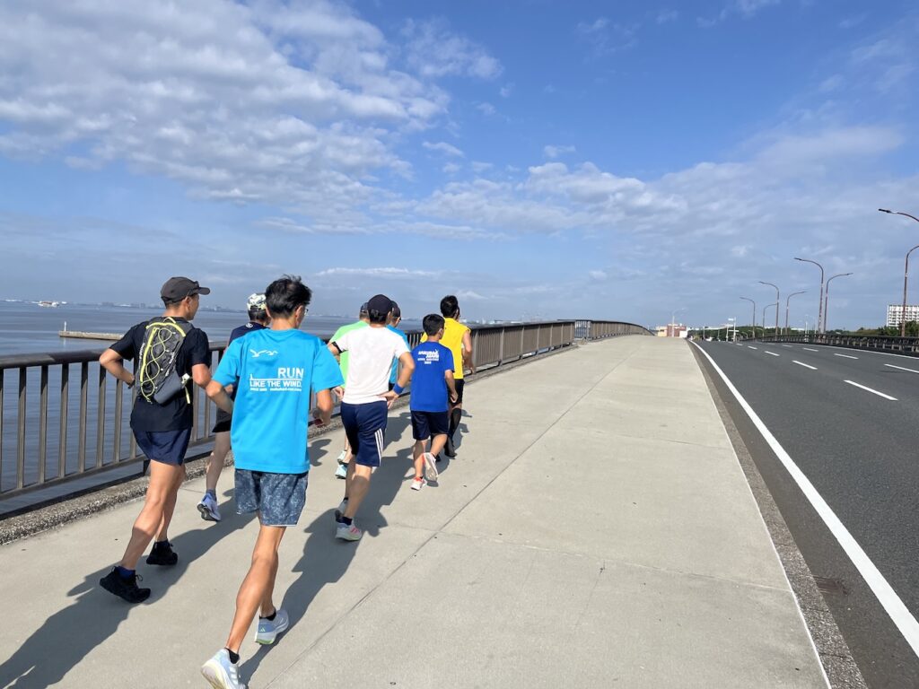 幕張ベイ・ランニングクラブ　稲毛ヨットハーバー〜稲毛海浜公園5~20kmランニング練習会
